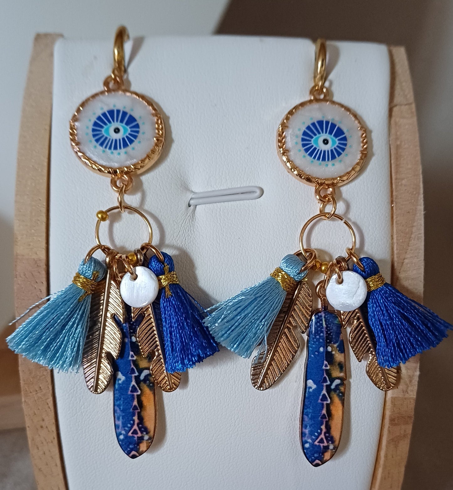 Parure "nuance de bleu"