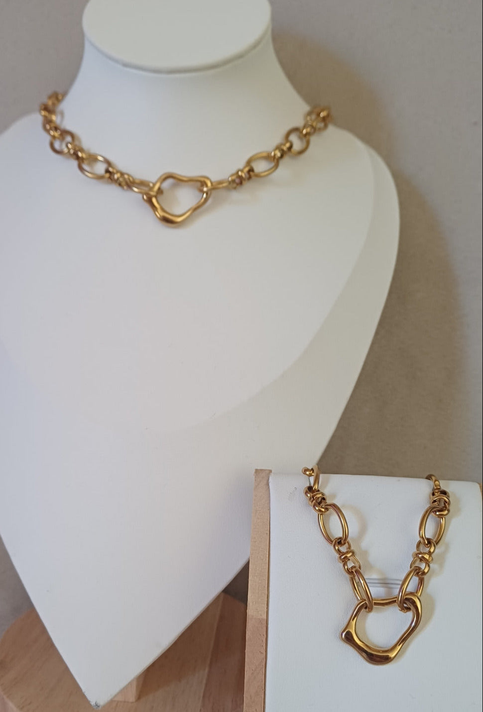 Parure tendance gros maillons